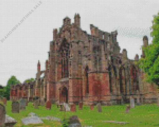 Melrose Abbey Diamond Painting