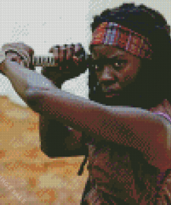 Michonne The Walking Dead Diamond Painting