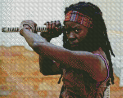 Michonne The Walking Dead Diamond Painting