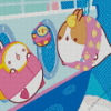 Molang And Piu Piu Diamond Painting