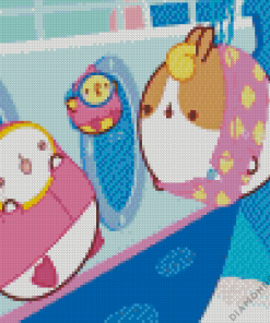 Molang And Piu Piu Diamond Painting