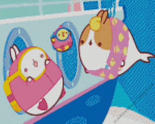 Molang And Piu Piu Diamond Painting