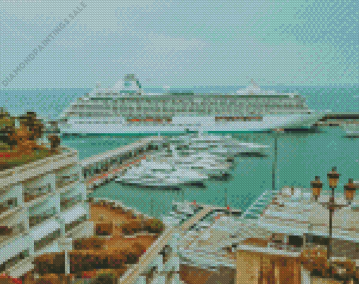 Monaco Sea View Diamond Painting