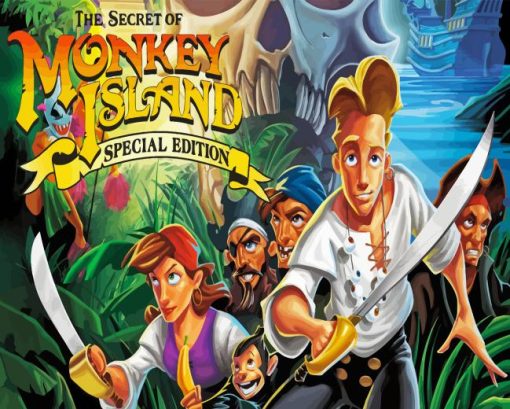 Monkey Island Diamond Painting