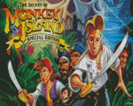 Monkey Island Diamond Painting