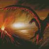 Monster Rodan Diamond Painting