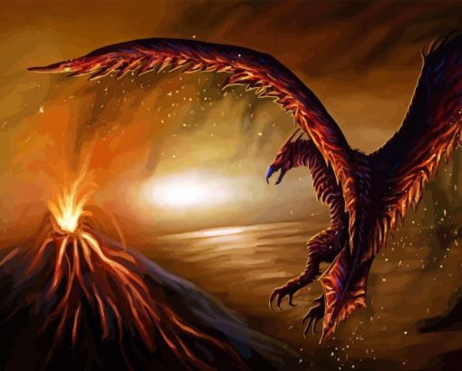 Monster Rodan Diamond Painting