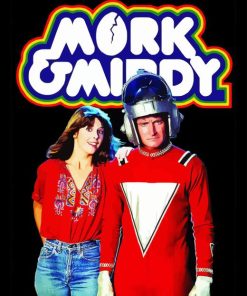 Mork And Mindy Poster Diamond Painting