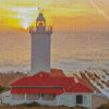 Mossel Bay Lighthouse Diamond Painting