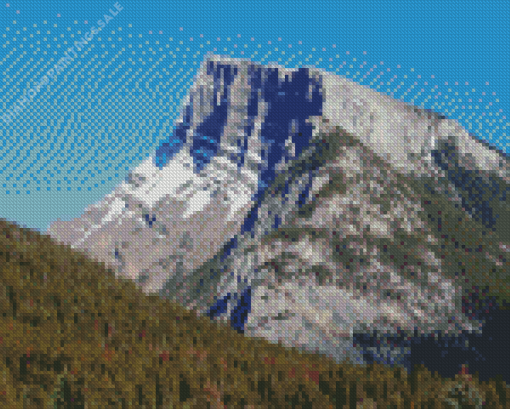 Mount Rundle Diamond Painting