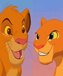 Nala And Simba Diamond Painting