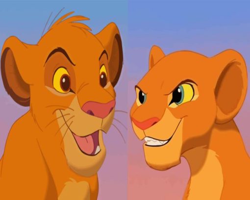 Nala And Simba Diamond Painting