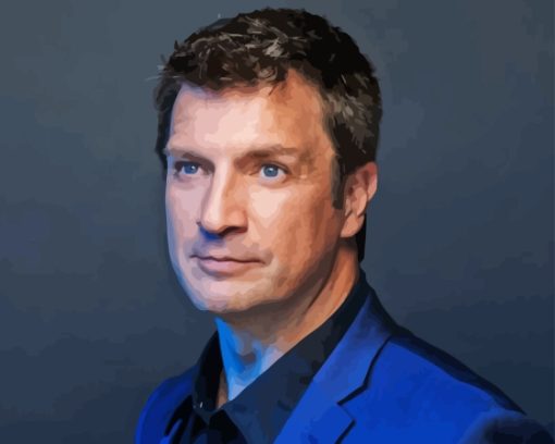 Nathan Fillion Diamond Painting