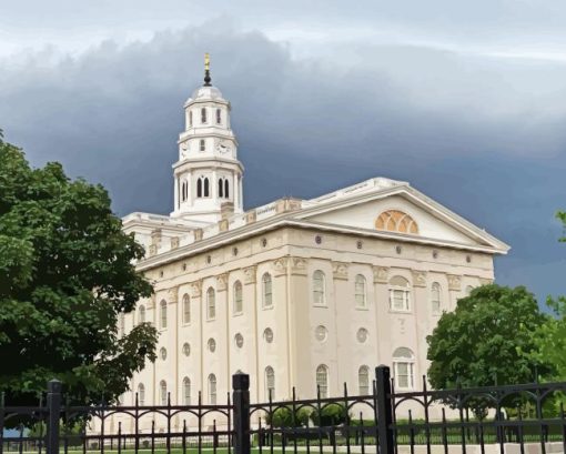 Nauvoo Temple Diamond Painting