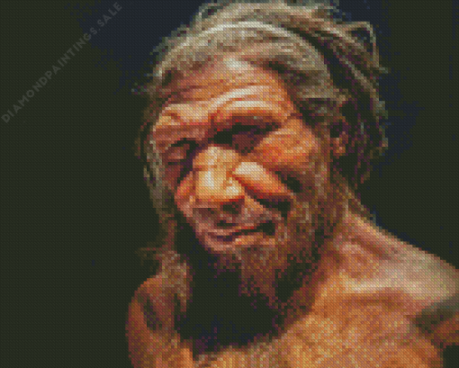 Neanderthal Primate Diamond Painting