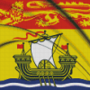 New Brunswick Flag Diamond Painting