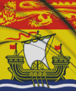 New Brunswick Flag Diamond Painting