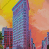 New York Flatiron Building Diamond Painting