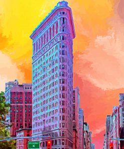 New York Flatiron Building Diamond Painting