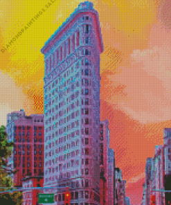 New York Flatiron Building Diamond Painting