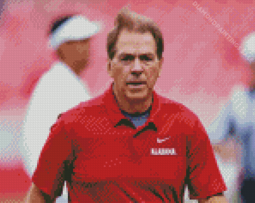 Nick Saban Diamond Painting