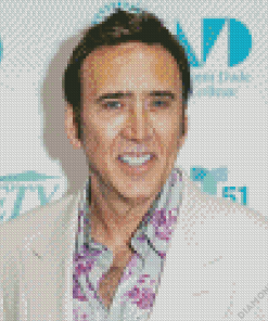 Nicolas Cage Diamond Painting