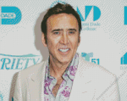 Nicolas Cage Diamond Painting