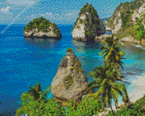 Nusa Penida Landscape Diamond Painting