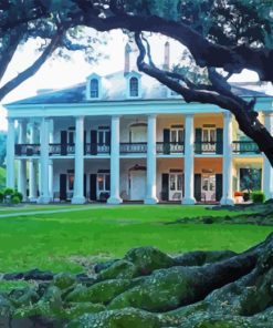 Oak Alley Plantation Diamond Painting