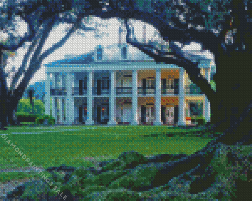 Oak Alley Plantation Diamond Painting