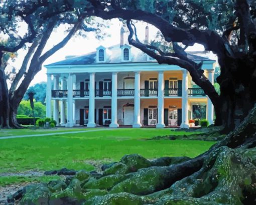 Oak Alley Plantation Diamond Painting