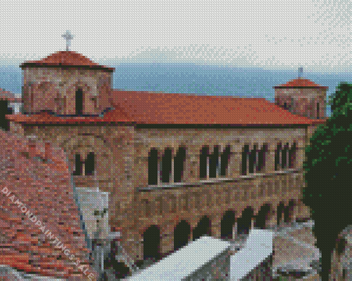 Ohrid Saint Sophia Diamond Painting