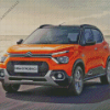 Orange Citroen Diamond Painting