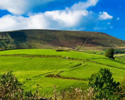 Pendle Hill England Diamond Painting