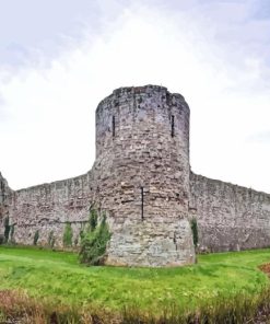 Pevensey Castle Diamond Painting