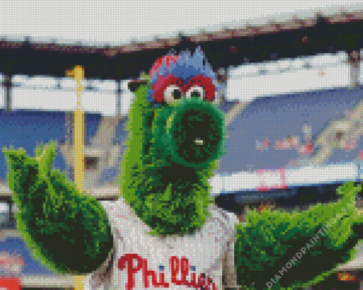 Phillies Phanatic Diamond Painting