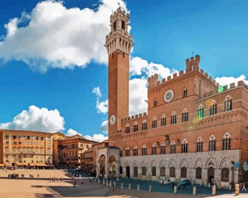 Piazza Del Campo Diamond Painting