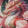 Pink Dragon Diamond Painting