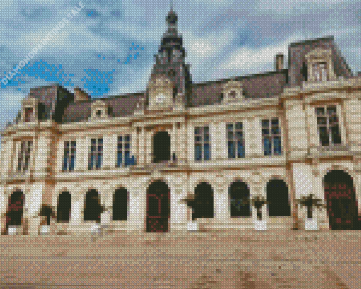 Poitiers Town Hall France Diamond Painting