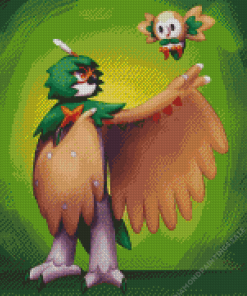 Pokemon Go Decidueye Diamond Painting