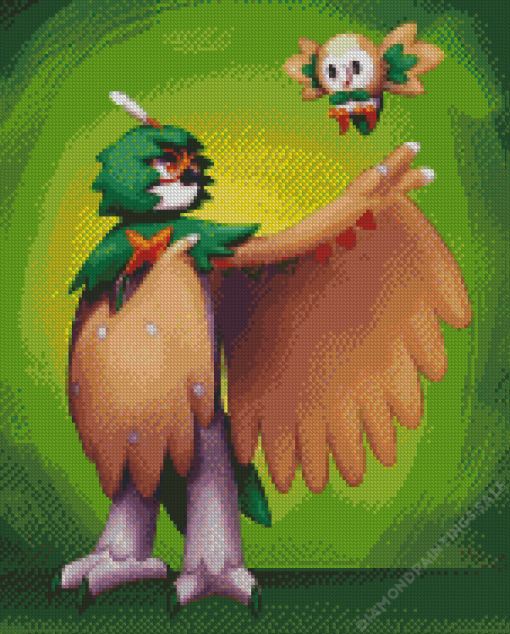 Pokemon Go Decidueye Diamond Painting