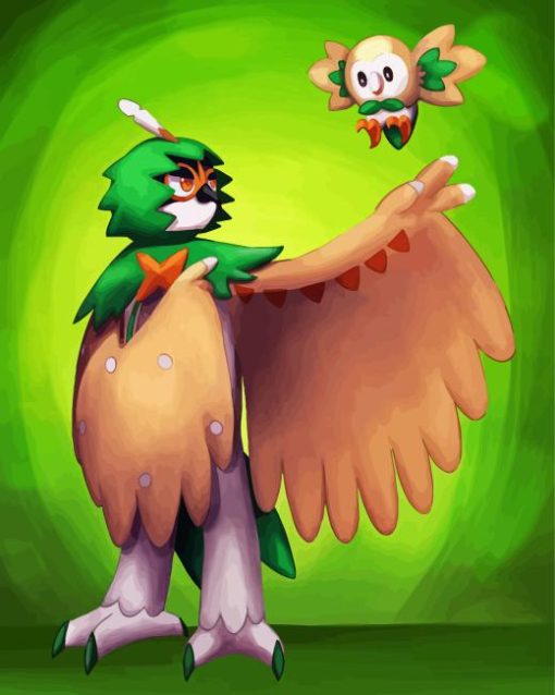 Pokemon Go Decidueye Diamond Painting