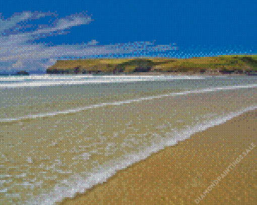 Polzeath Beach Diamond Painting