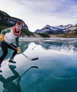 Pond Hockey Diamond Painting