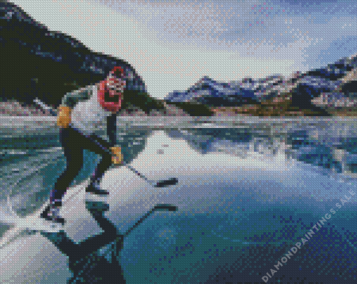 Pond Hockey Diamond Painting