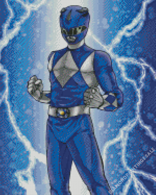 Power Ranger Billy Diamond Painting