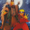 Powerful Naruto And Jiraiya Diamond Painting