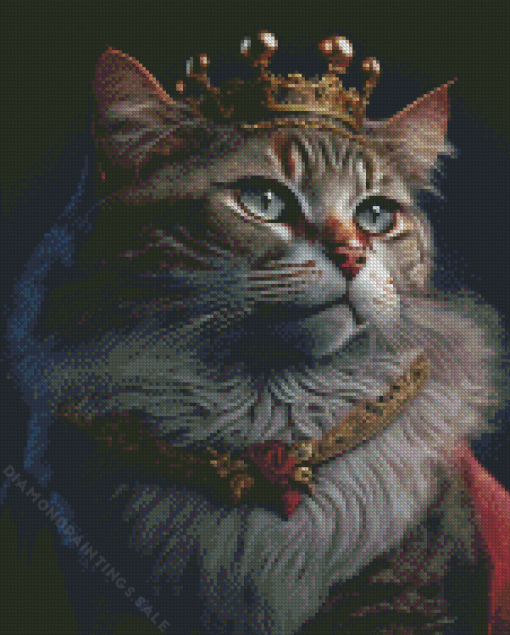 Queen Kitty Diamond Painting