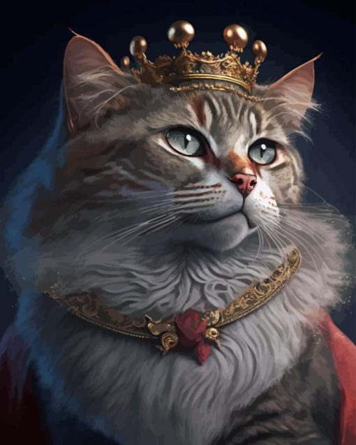 Queen Kitty Diamond Painting