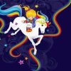 Rainbow Brite Riding Starlite Diamond Painting